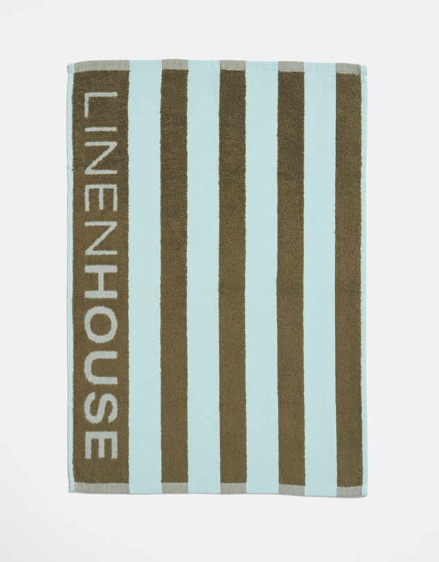 Linen House - Linen House Logo Stripe Tea Towel