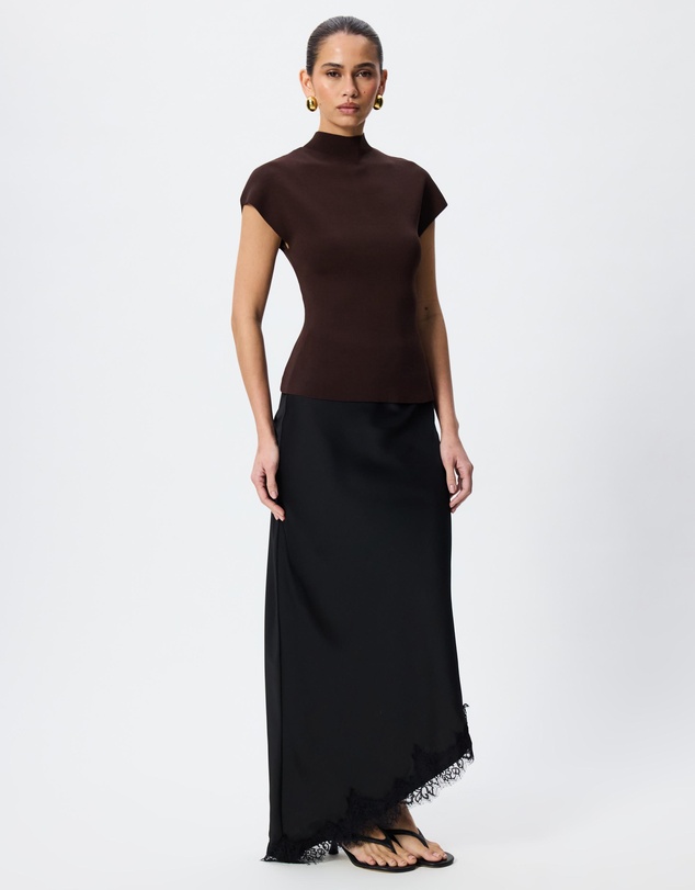 Tussah - Clara Grow On Sleeve Knitted Peplum Top