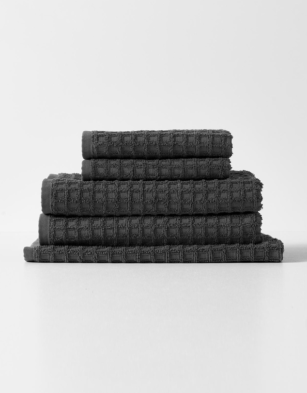 Aura Home - Waffle Bath Towel Set
