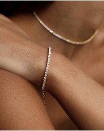 SAINT VALENTINE - Aspen Tennis Bracelet - Gold