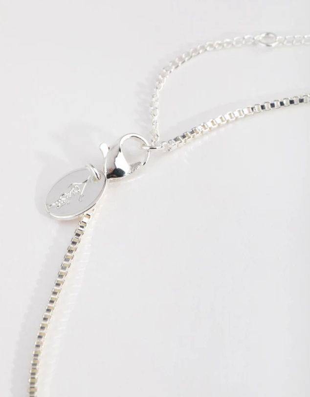 Lovisa - Silver Plated Swirl Pendant Necklace