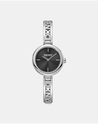 DKNY - Logo Silver Stainless Steel 26mm Watch