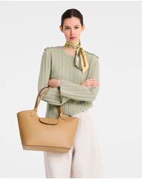 Longchamp - Épure Leather Shoulder Bag - Large
