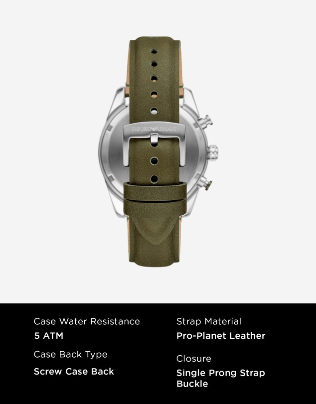 Emporio Armani - Green Chronograph Watch