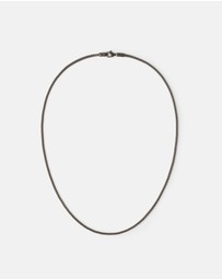 Daniel Wellington - Tide Mesh Necklace Graphite 1.8mm