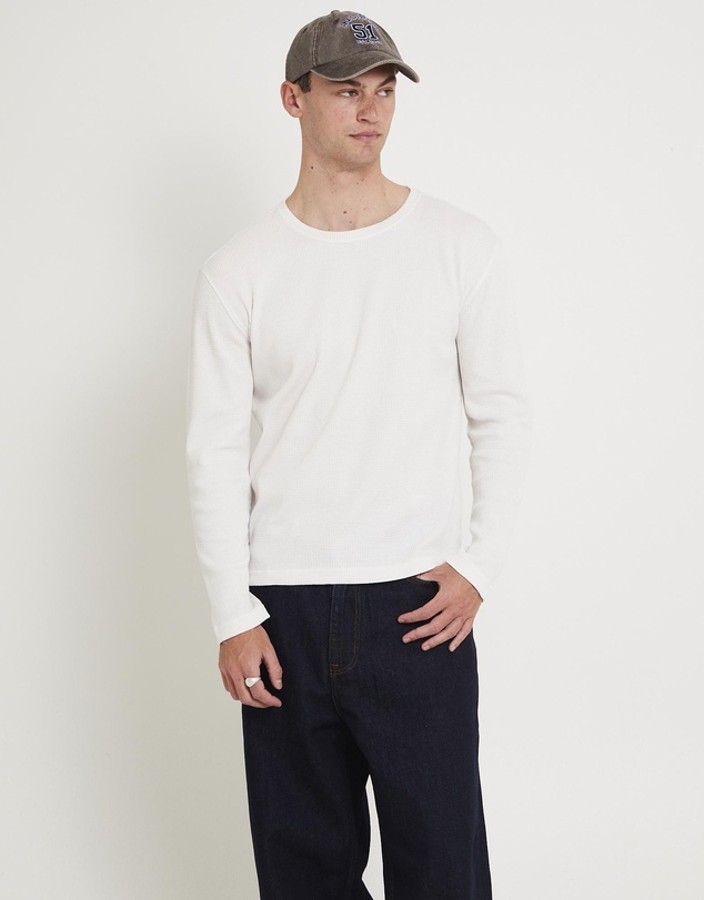General Pants Co. Basics - Long Sleeve Waffle Shirt