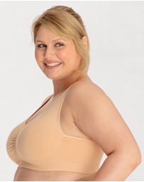 Ava & Audrey  - Underbliss by Ava & Audrey Seamless Bamboo Blend Comfort Wire-Free Bra