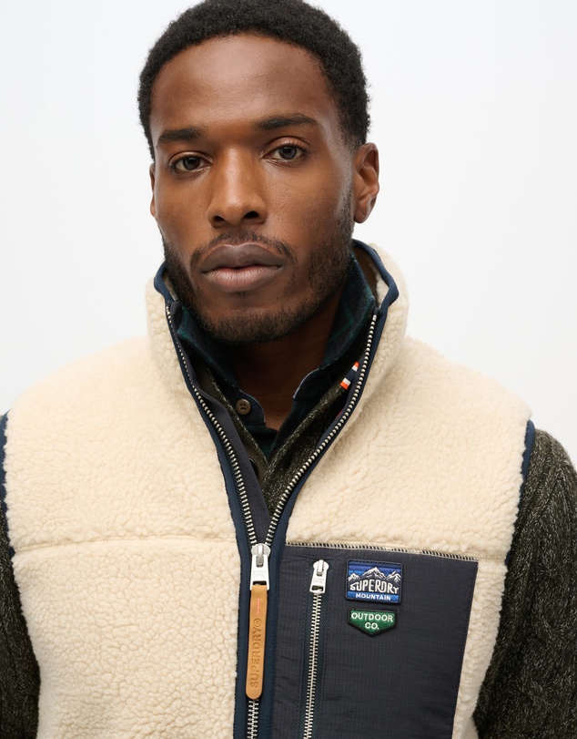Superdry - Vintage Retro Fleece Gilet