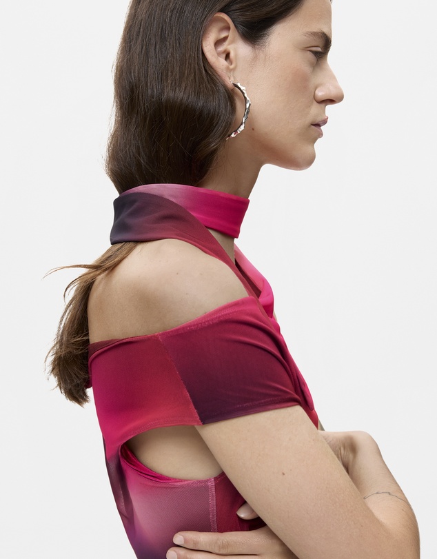 Desigual - Asymmetric Draped Dress