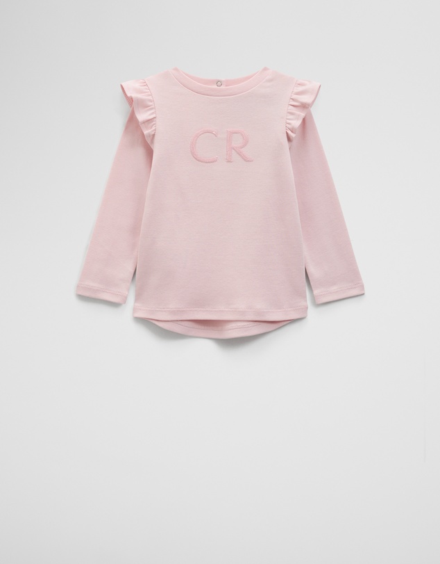 Country Road - Long Sleeve Logo Frill T-shirt