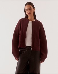 SOVERE - Axel Knit Bomber Cardigan