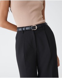 Forcast - Alma Leather Belt