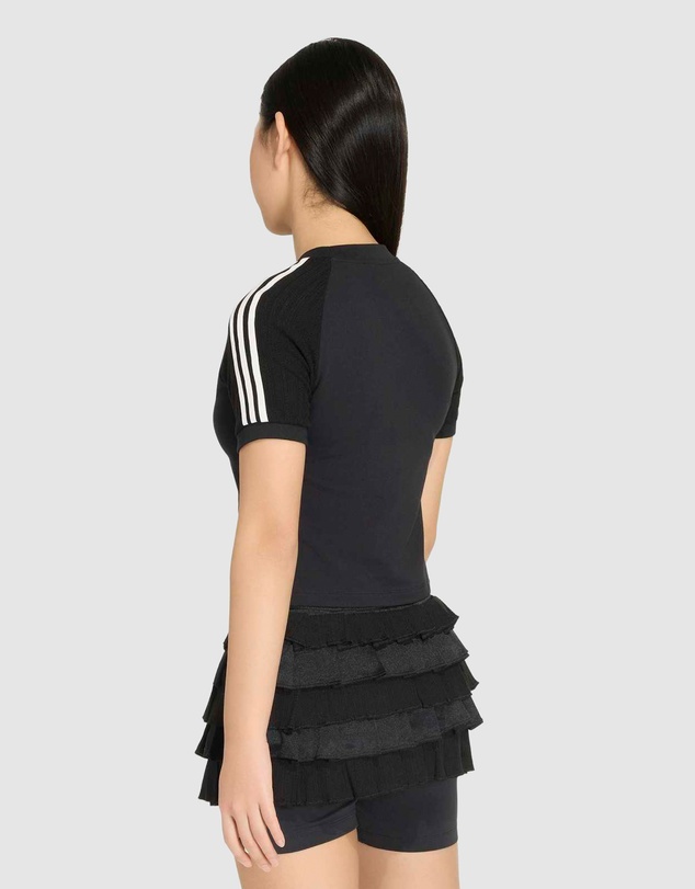 adidas Originals - Slim Knitted 3 Stripes Tee - Kids-Teens