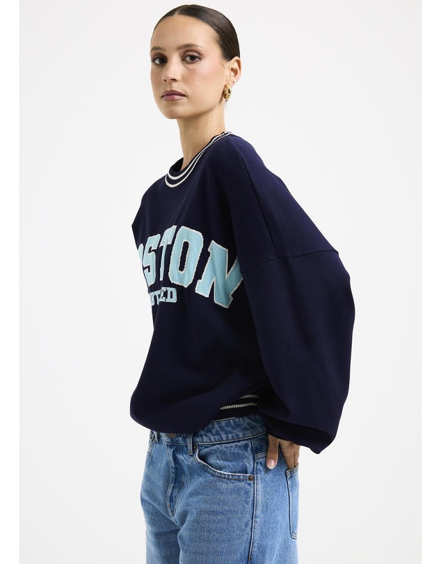 Subtitled - Andrina Oversized Crew Neck Sweater