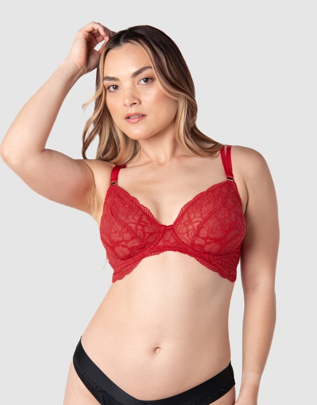Hotmilk Maternity Lingerie - Heroine Plunge Nursing Bra