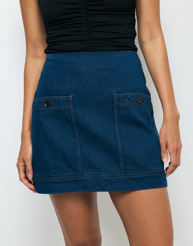 AERE - Elska Denim Mini Skirt