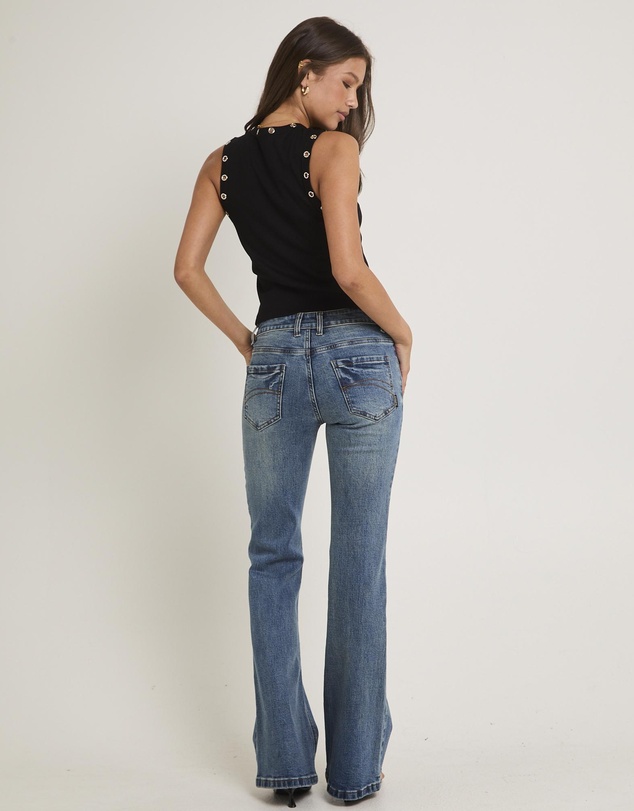 Insight - Rita Low Rise Flare Denim Jeans