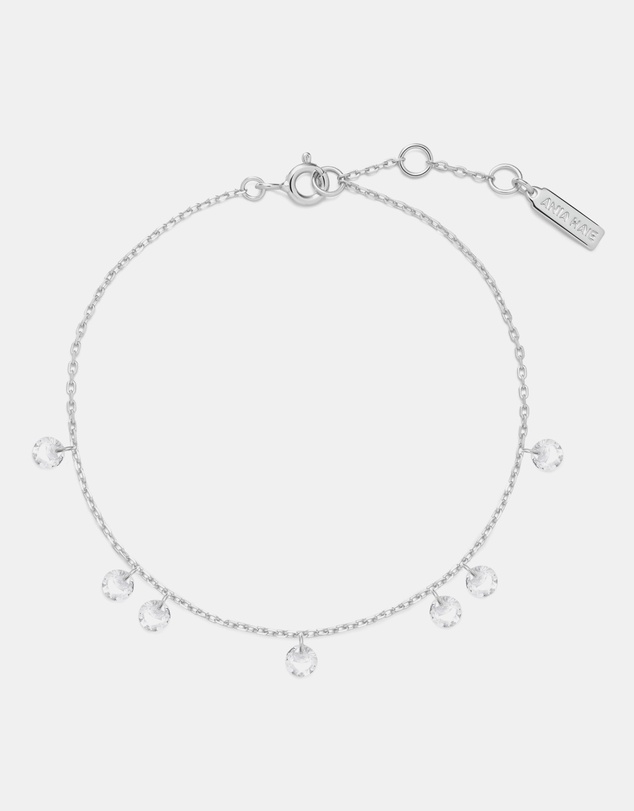 Ania Haie - Ania Haie Silver Droplet Station Bracelet