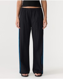 Bassike - Double Stripe Wide Leg Pants