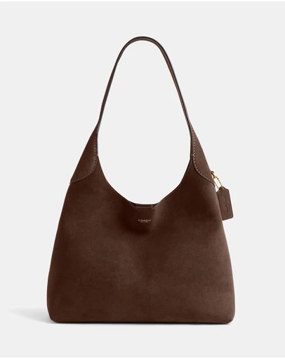 Coach - Suede Brooklyn Shoulder Bag 34