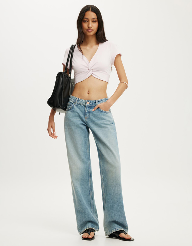 Cotton On - Bri Cropped Cardi Tee