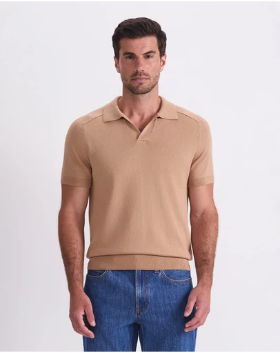Sportscraft - Brookes Short Sleeve Knit Polo