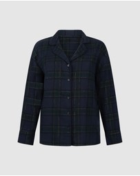 Hunkemoller - Long Sleeve Flannel Twill Check Shirt