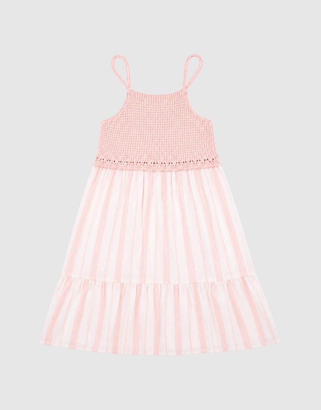 Bebe by Minihaha - Poppy Knit Bodice Dress - Kids