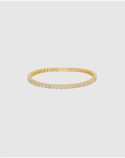 Georgini - Selena 3mm Tennis Bracelet Gold Small 16.5cm