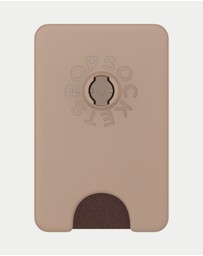 PopSockets - PopWallet+ MagSafe Phone Grip Wallet Card Holder + Magnetic Adapter Ring