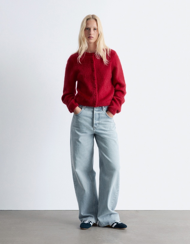 & Other Stories - Brushed Knitted Cardigan