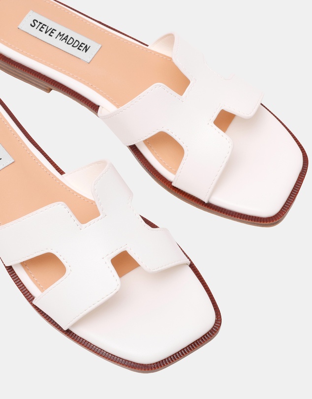 Steve Madden - Haileyy White Sandals