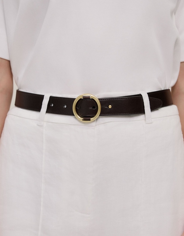 Trenery - Lume Belt in Chocolate