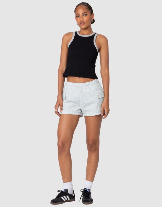 EDIKTED - Garnet Cargo Sweat Shorts