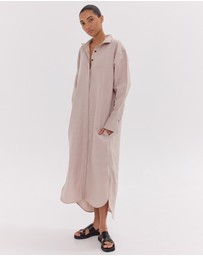 Cloth & Co. - The Shirt Dress | Mushroom