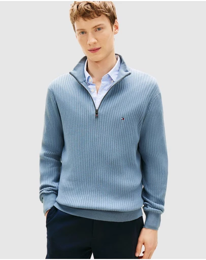Tommy Hilfiger - Cashmere Quarter-Zip Jumper