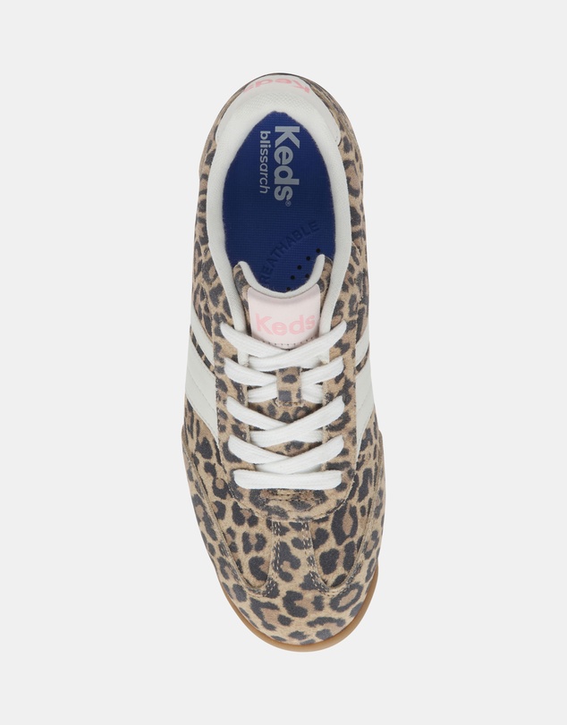 Keds - Revival Leopard Suede Tan/Brown