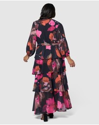 Pink Dusk by Curve Project - Temptress Maxi Dress