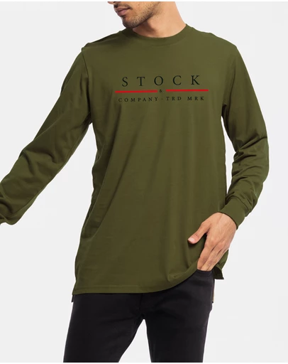 Stock & Co. - Red Line Long Sleeve Tee