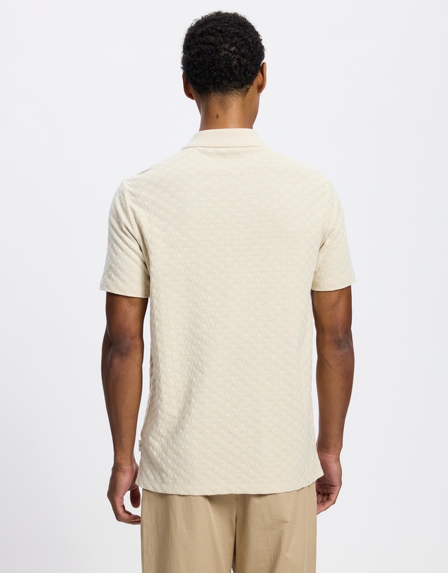 Paul Smith - Jacquard Cotton Zip Polo Shirt