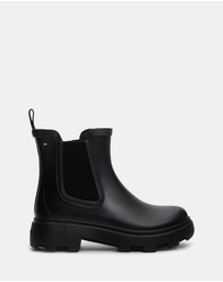 Tommy Hilfiger - Kassandra Rubber Flag Cleated Rainboots - Women's