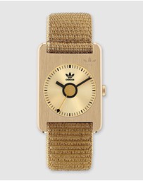 adidas Originals - Retro Pop One Gold-Tone Watch