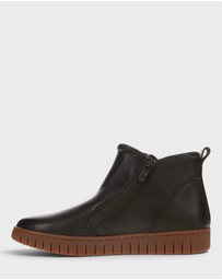 Mia Vita - Leni Zip Boot - Olive