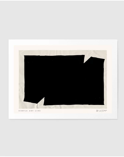 Olive et Oriel - Simple Artline No31 by Treechild Art Print