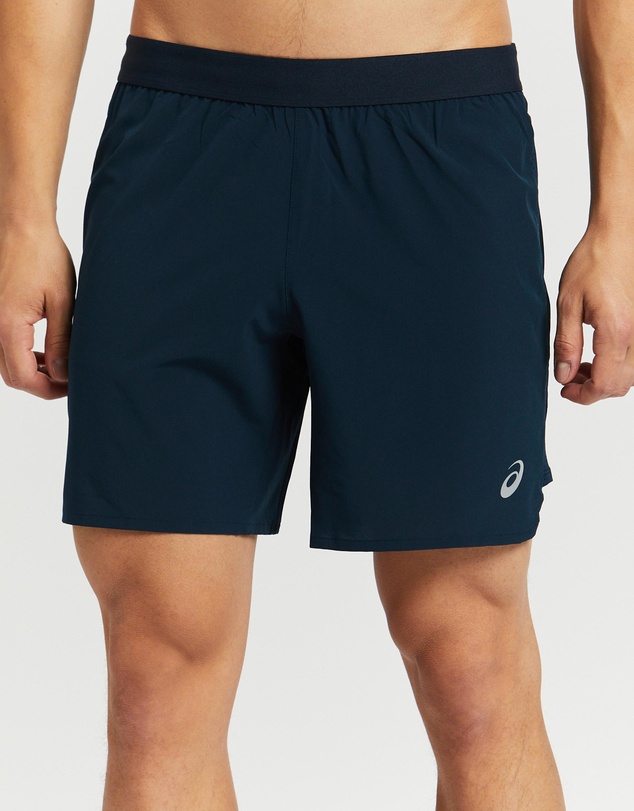 asics road 7 inch shorts
