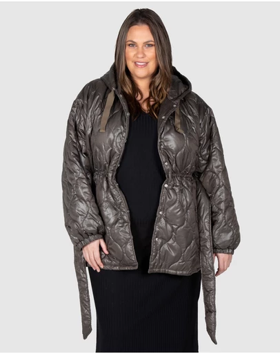 Love Your Wardrobe - Blake Belt Quilted Jacket