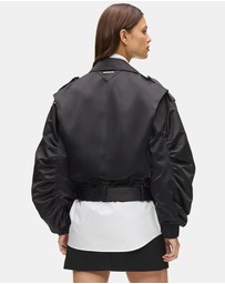 Karl Lagerfeld - Satin Bomber Jacket