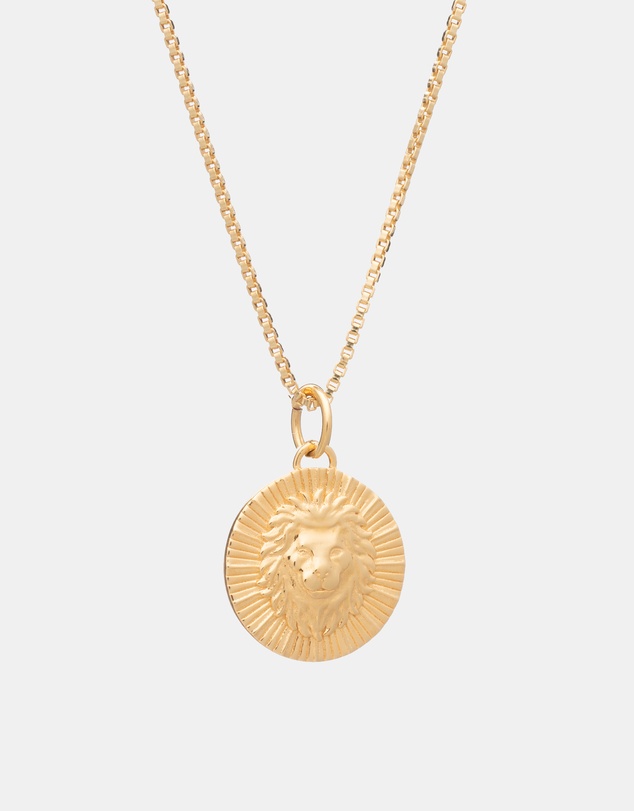 Rachel Jackson - Zodiac Art Coin Necklace Leo