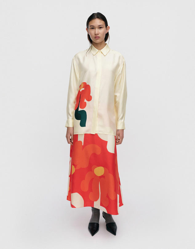 Marimekko - Koostumus Kukkahattu Skirt