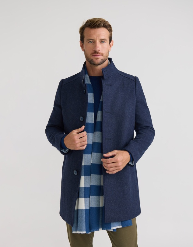 Oxford - Dunbar Wool Herringbone Coat